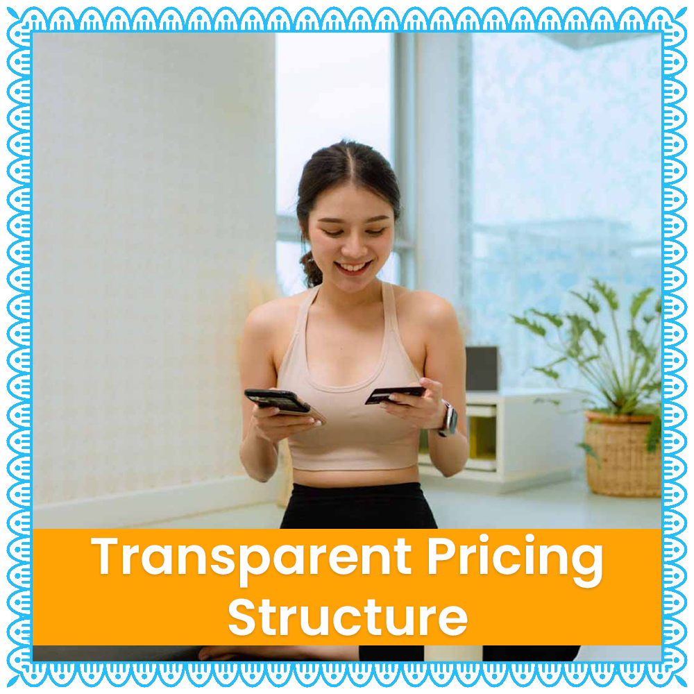 Transparent pricing structure